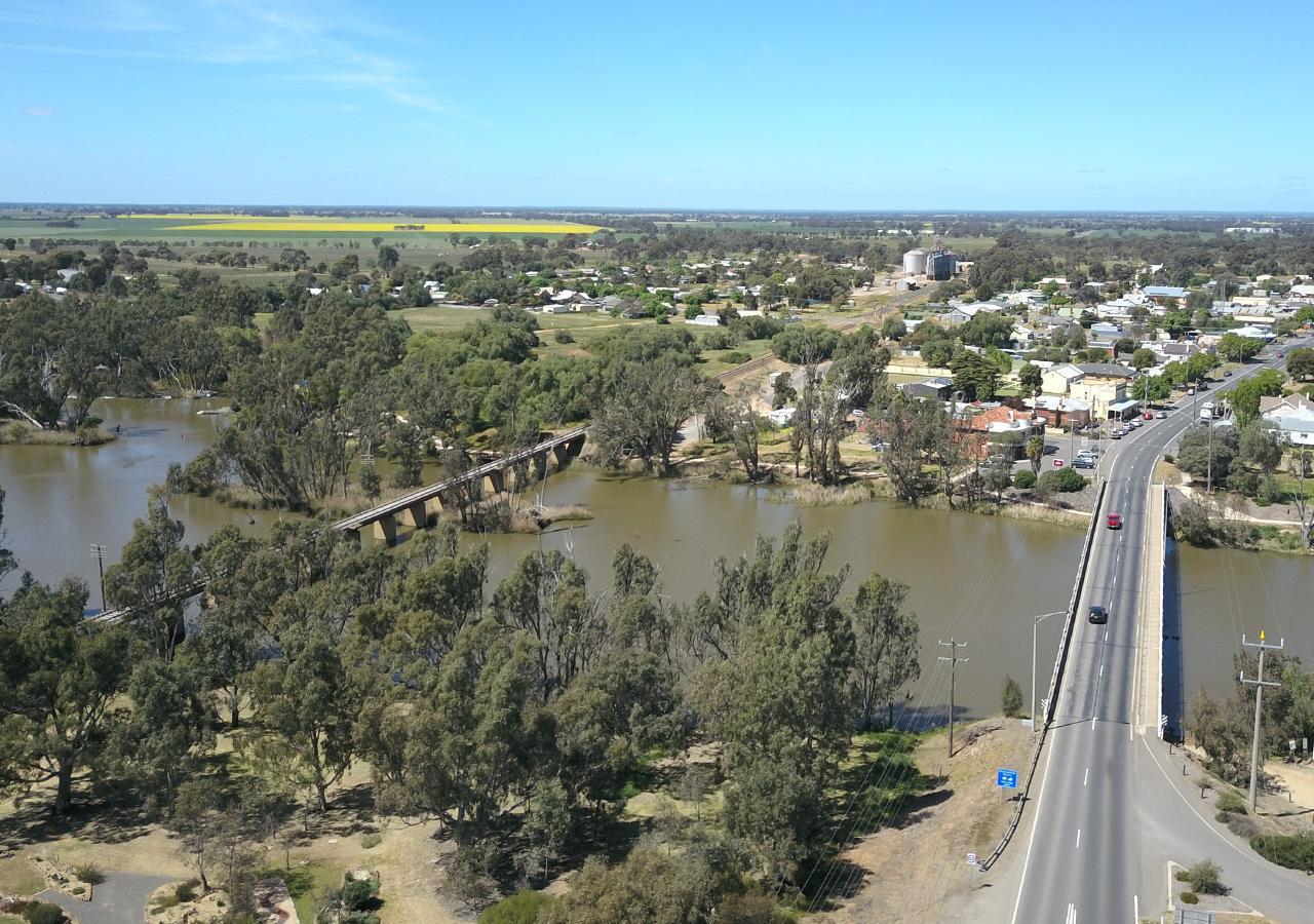 24Hour Check-In Motels- Bridgewater Motel Bridgewater On Loddon Exterior foto